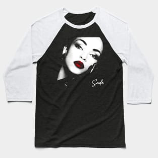 Retro Portrait Sade Baseball T-Shirt